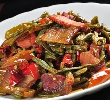 Dried Bean with Preserved Meat