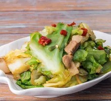 Cabbage Salted Pork Rice