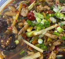 Pickled Chili Pork Noodles