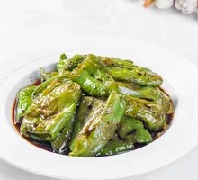 Braised Green Pepper with Tiger Stripes