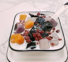 Taro Ball Pudding Grass Jelly