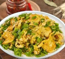 Egg with Green Pepper