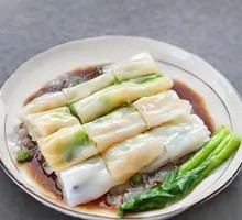 Steamed Vegetable Rice Noodle Rolls
