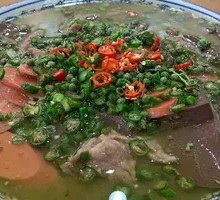 Chili Pepper Blood Sausage Hot Pot