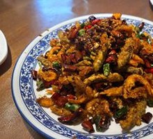 Pan-fried Small Fish and Shrimp