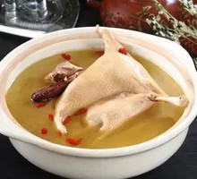 Duck Gizzard and Aged Duck Soup