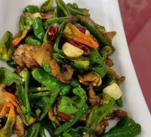 Yu Gan Chili Stir-Fried with Pork