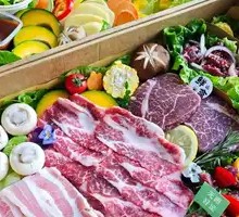 Single-Portion BBQ Buffet