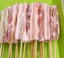 Handmade Crispy Pork Skewers