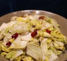 Fried Pork Crumbs with Napa Cabbage