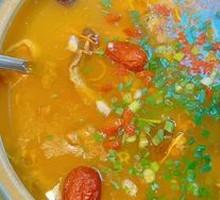 Clay Pot Chicken Soup with Local Ingredients