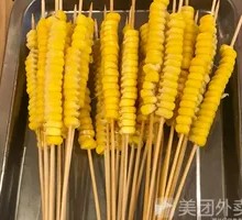 Sweet Sticky Corn Kernels Skewers