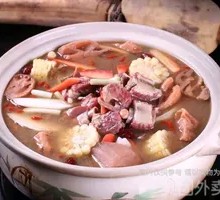 Lotus Root Stewed with Preserved Pork Shank