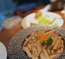 Truffle Cream Mushroom Bacon Penne