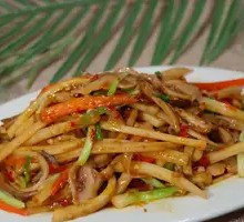 Pickled Radish and Shredded Pork | Pestle Pepper Rice