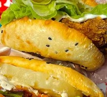 Bacon Egg Chinese Burger