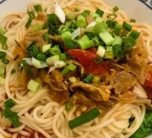 Dry-Mixed Chicken Offal Noodles