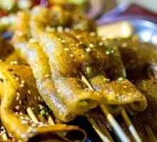 Fried Tofu with Sweet Potato Noodles