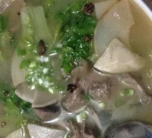 Sour Radish and Pig Liver Soup