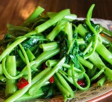 Stir-fried Water Spinach