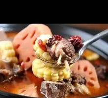 Lotus Root Stewed with Preserved Pork Rib