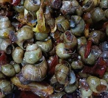 Spicy Snail in Hot Sauce