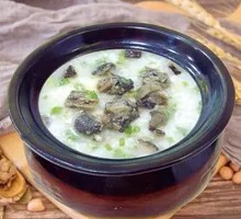 Black Chicken Mushroom Porridge