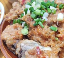 Steamed Pork Ribs with Rice Flour