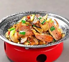 Farmhouse Cured Pork with Crispy Pork Snout