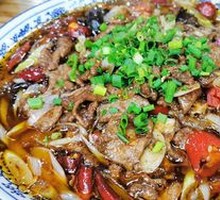 Scallion Stir-fried Beef Liver
