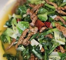 Green Vegetables with Beef