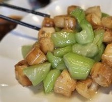 Loofah with Fried Dough Sticks