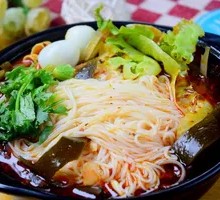 Pickled Chili Chicken Offal Rice Noodles