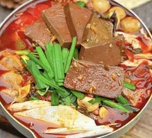 Sichuan-style Duck Blood with Pickled Chili