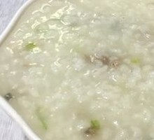 Century Egg and Pork Porridge