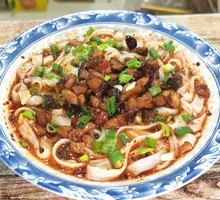 Chicken and Mushroom Rice Noodles