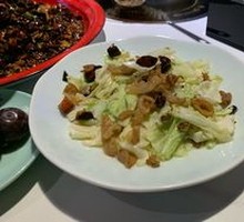 Fried Pork Crumbs with Bok Choy