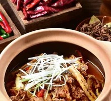 Braised Chicken with Greens