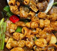 Stir-Fried Crispy Intestine Pot
