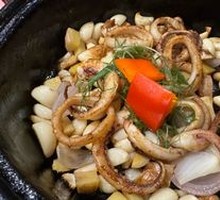 Stir-Fried Fresh Squid Pot