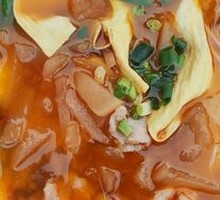 Sour Radish Pork Noodle Soup