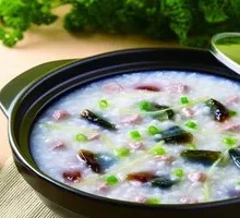 Century Egg and Pork Porridge