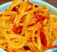Spicy Radish Strips