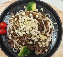 Tomato Beef Spaghetti