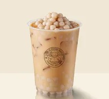 Taro Milk Tea with Boba