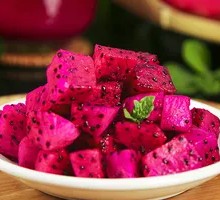 Thick Sliced Dragon Fruit