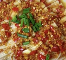 Spicy Enoki Mushrooms