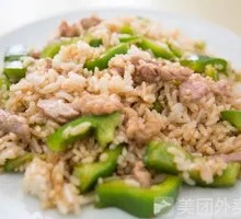 青椒肉丝炒饭