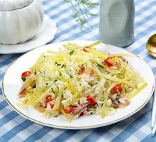 Potato and Pork Fried Rice