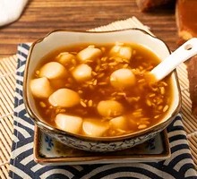 Red Sugar Fermented Rice Ball Soup